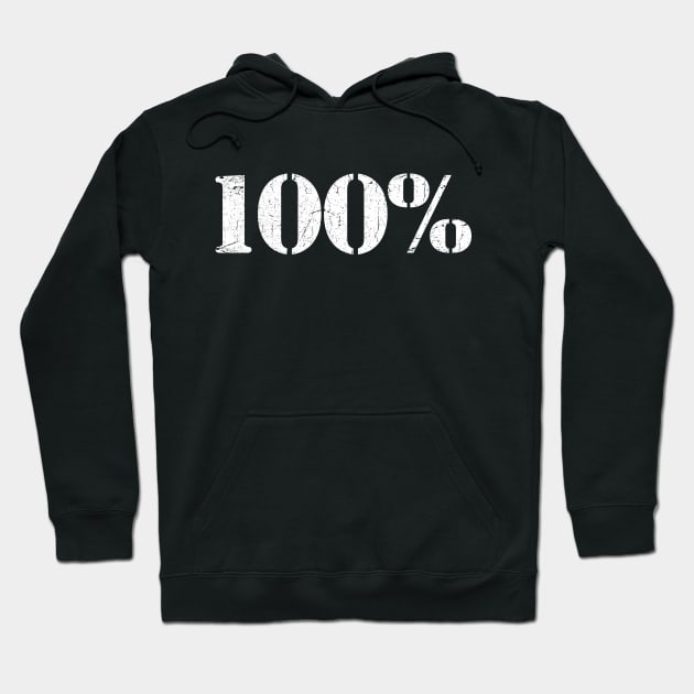 100% Hoodie by TheAllGoodCompany